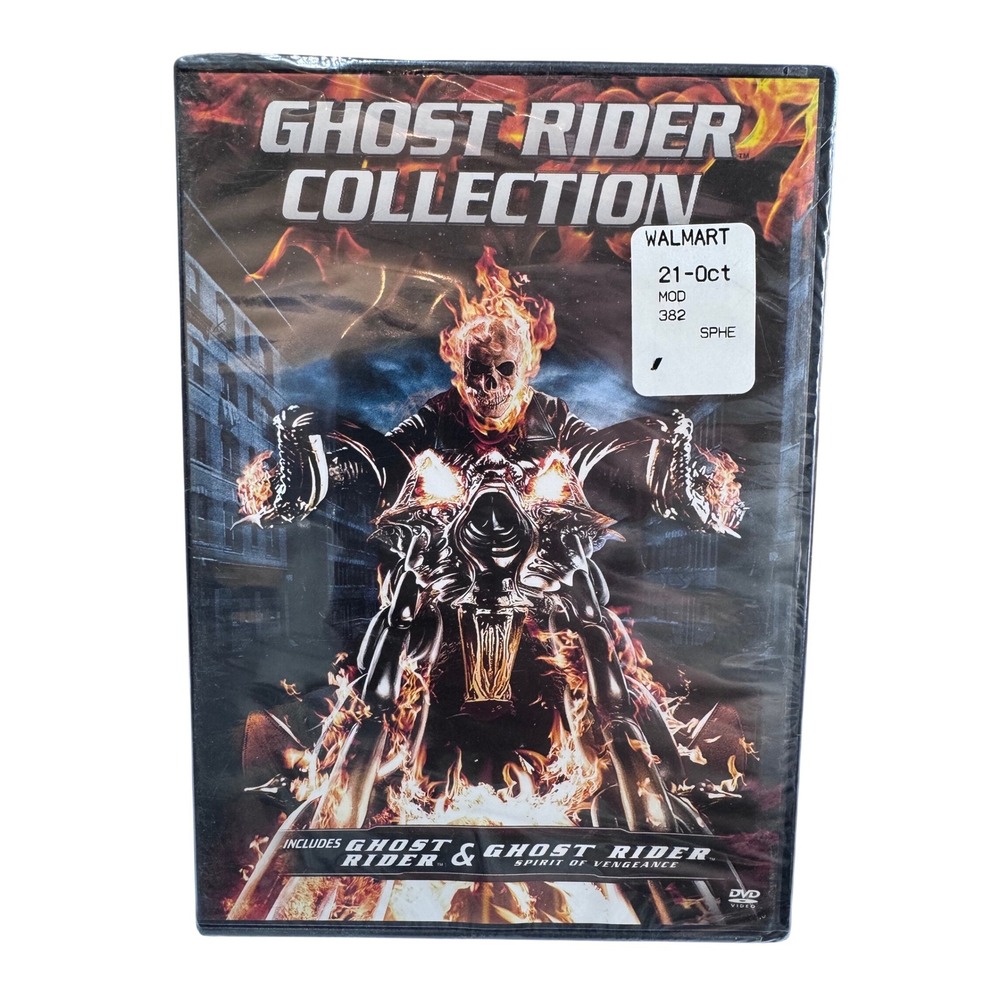 Sony Ghost Rider Collection 2-Movie DVD Set Nicolas Cage Marvel Action New